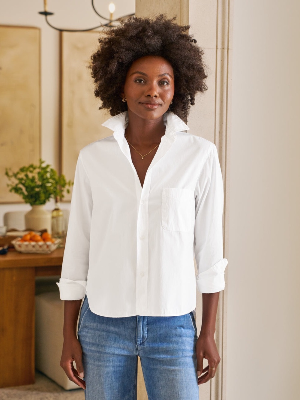 Frank & Eileen Silvio Shirt - Size S